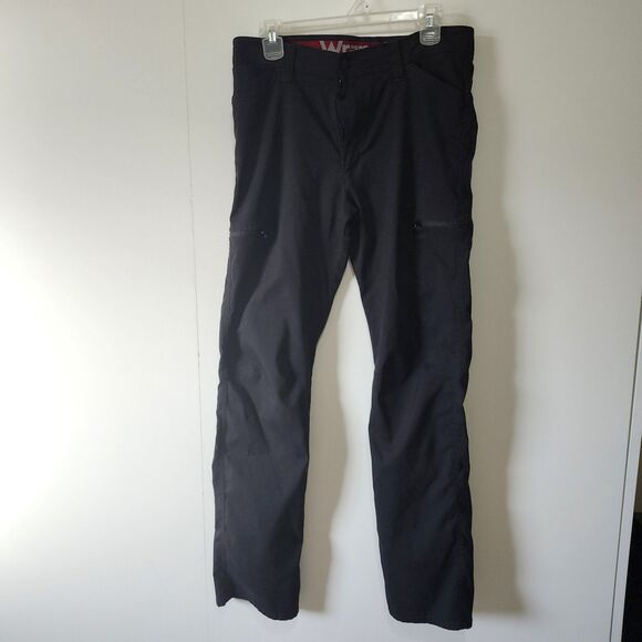 Wrangler Men’s Cargo Tek Flex Waist Hiking Pants 33x32 Black NW788NB – Outdoor - Picture 1 of 11